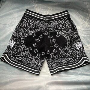 Amiri Black Knit Shorts